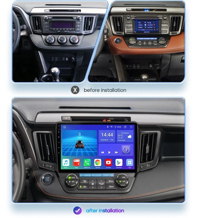 Navigatie Android Rav4 2007-2017