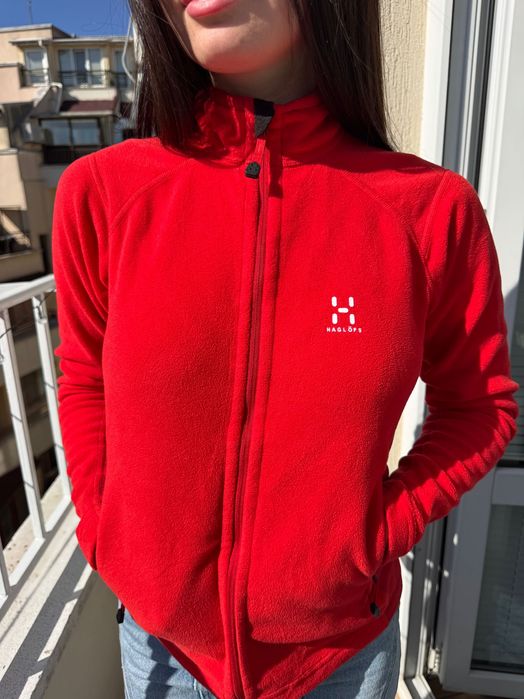 Дамска ветровка с поларена подплата от Haglöfs (GoreTex) S/M размер