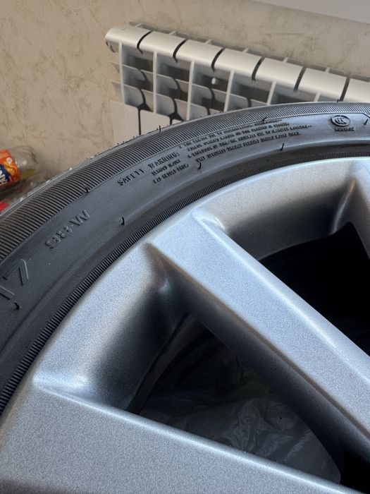 Летние шины с дисками в комплекте 215/55/17