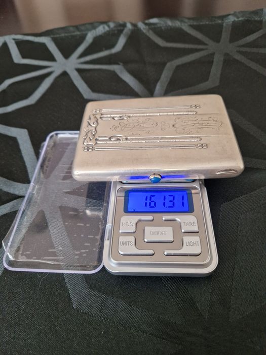 Страхотна рядка антикварна руска сребърна табакера 84