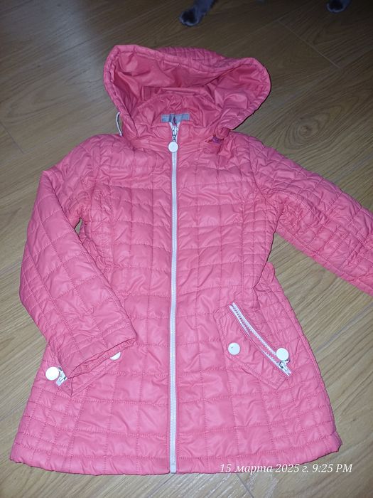 122 пуховики куртки на девочку 128 134