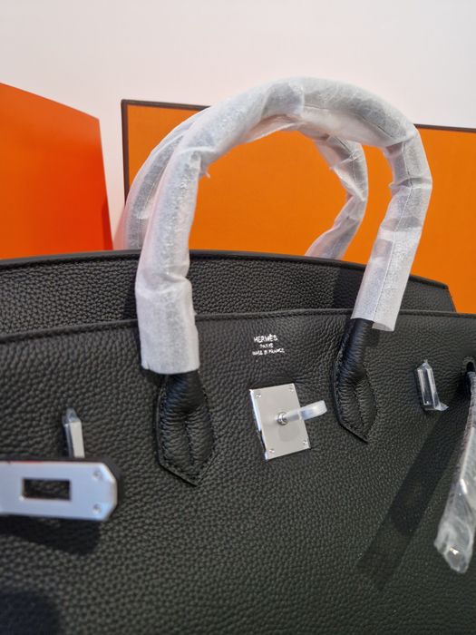 Hermes Birkin 30 Black Silver Hardware