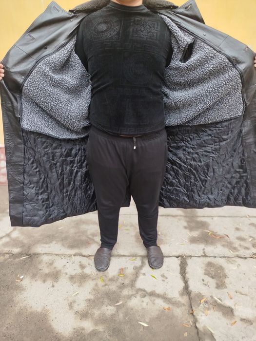 Сотилади Кожаные Плащ Янги Богатырский размер производства Китай