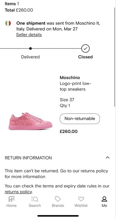 Moschino розови сникърси