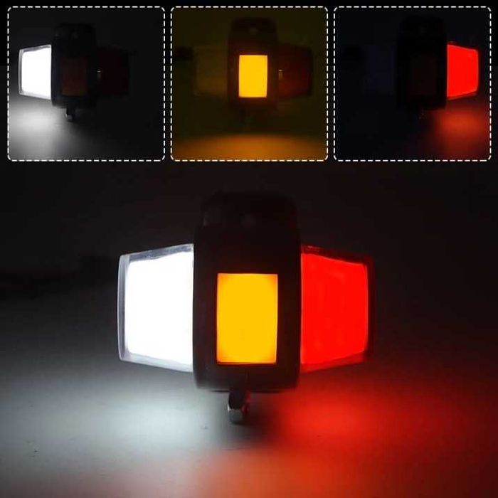 2 Броя LED странични габарити рогчета неон ефект 12-24V с три светлини