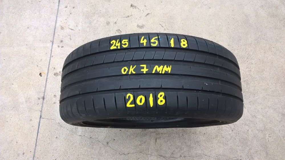 O anvelopa de vara 245 45 18 dunlop sport maxx RT2 profil 7 mm