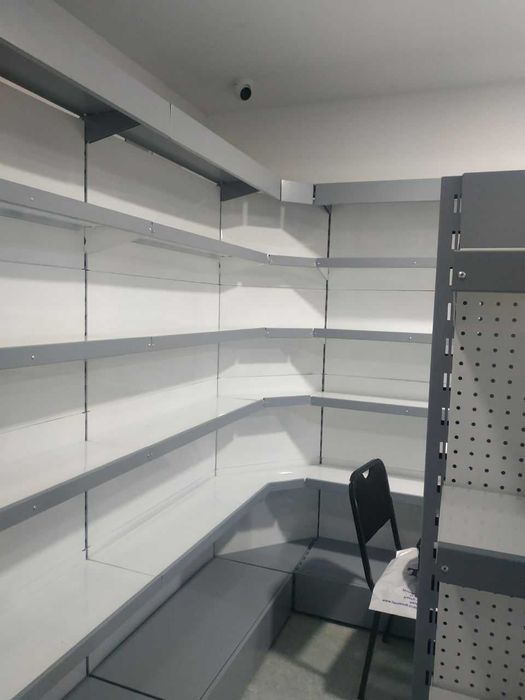 araera.uz  стеллаж в магазин для продуктов из металла savdo stelaji