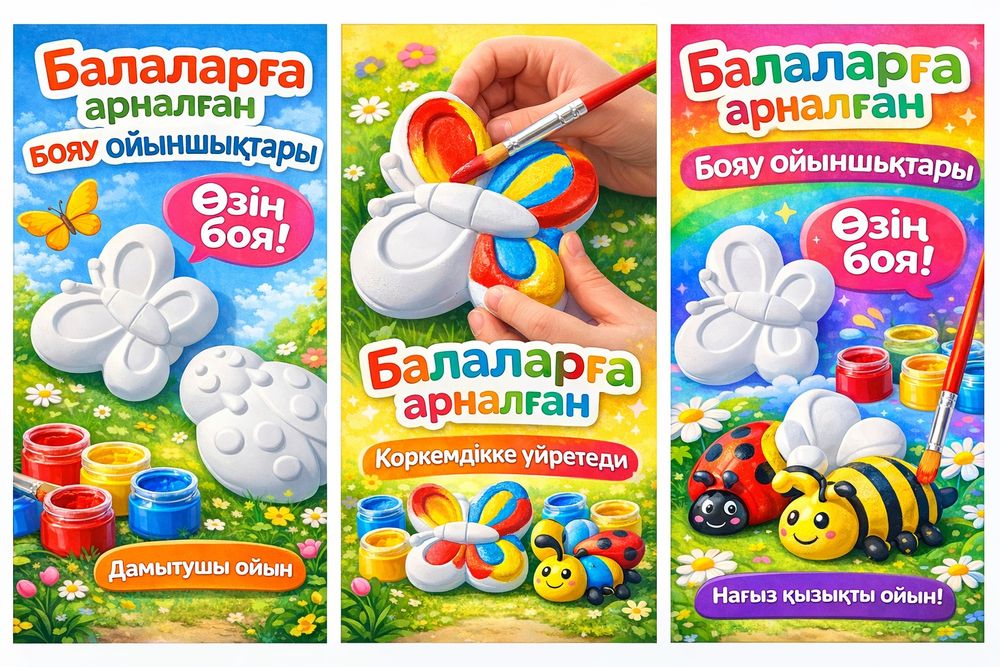 Өзін боя гипс ойыншығы