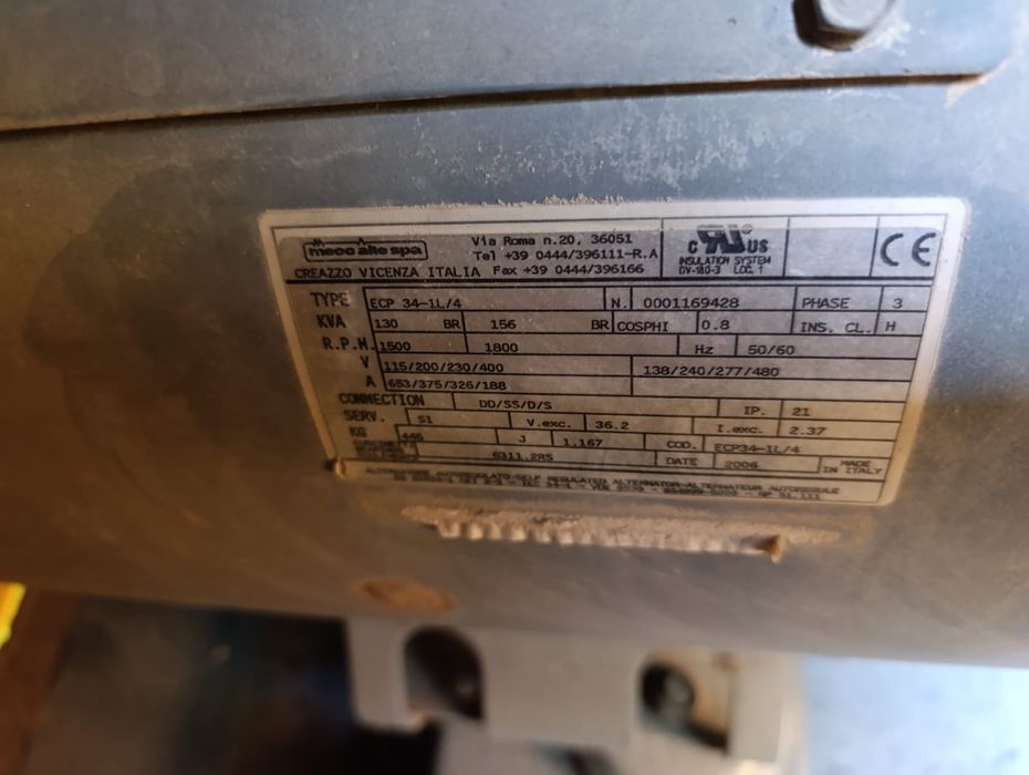 Генератор ДГУ. Atlas Copco QAS 138