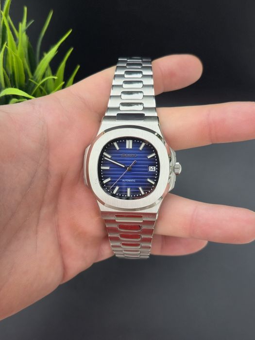 Vând Seiko "Nautilus" Mod – Cadran Albastru Texturat – Nou/Impecabil