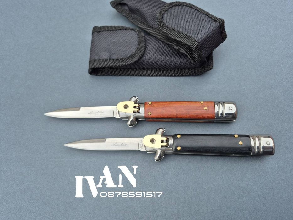 Италиански автоматичен ножStiletto-"leverletto by Bill Deshivs