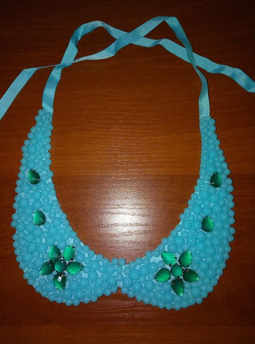 Воротник декор накладной с камнями