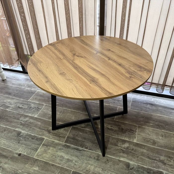 Обеденный стол LoftBrand Seol чёрный