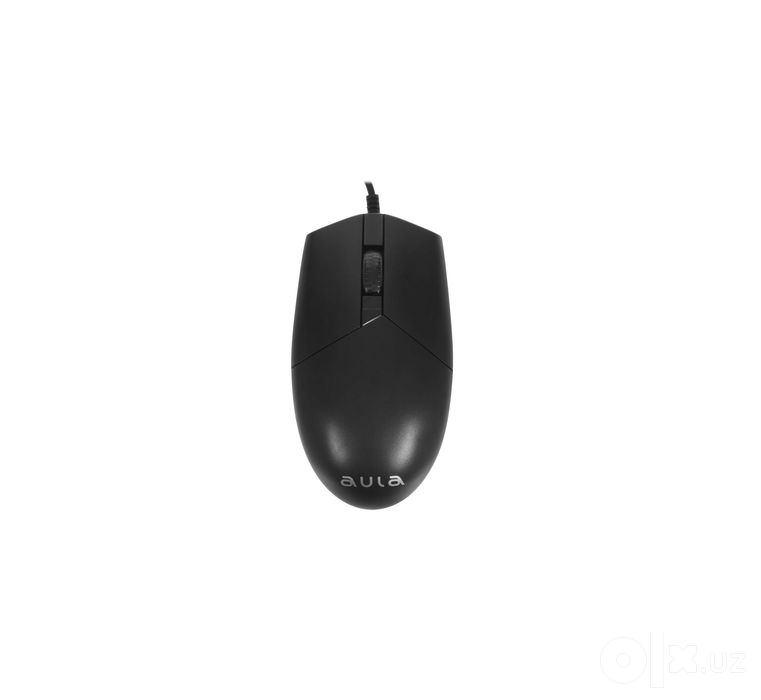 - Мышь офисная проводная AULA AM104 Black
