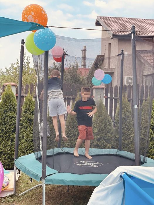 Trambulina de exterior Domyos - diametru 240 cm cu plasa de protectie