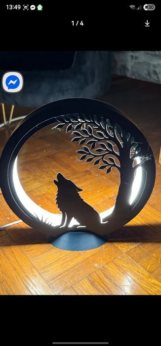 Лед лампа с вълк