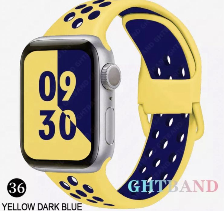 Curea Husa Silicon Catifea Perforata Gauri Incarcator Ceas Apple Watch