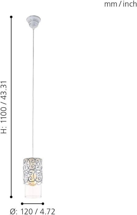 EGLO Cardigan lampă suspendată
