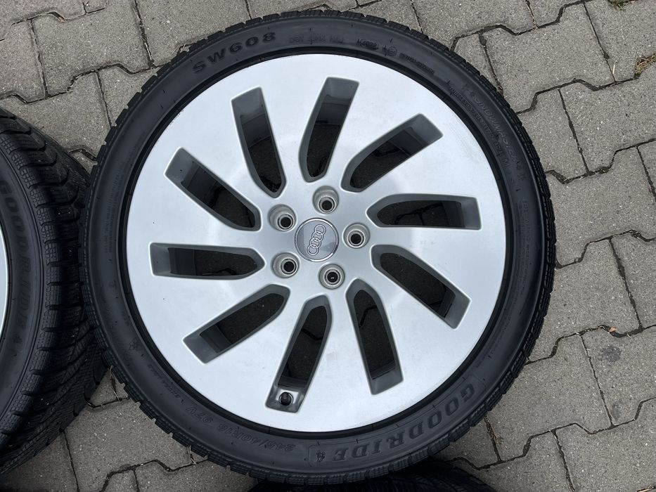 Jante aliaj 5x112mm, anvelope iarna! 245/40 R18, Audi A4 B8, B9, A5, A6 C6, C7, A7, A8, ET26!!
