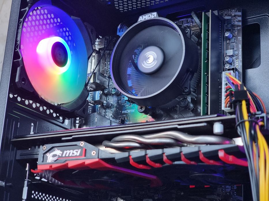 Геймърски Компютър/R5 1600/16GB RAM/2TB/GTX 1060 6GB