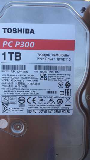 PC l200 Toshiba 2tb.