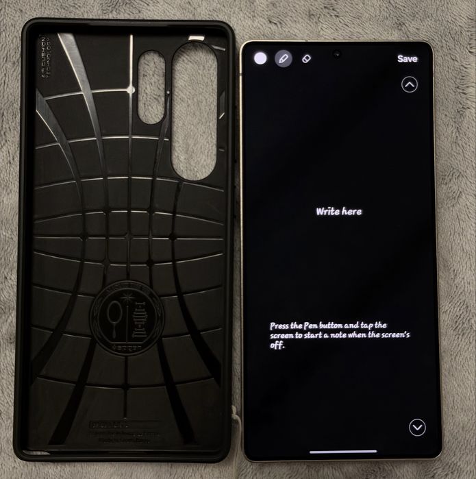 Samsung Galaxy S25 Ultra 512GB Titan Black, Husă Spigen, Garanție 2027