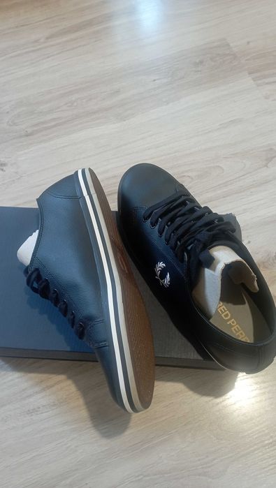 Fred Perry черни мъжки кецове - спортни обувки номер 41