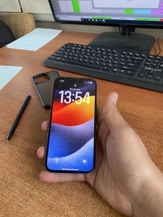 Айфон 13 про в чёрном цвете