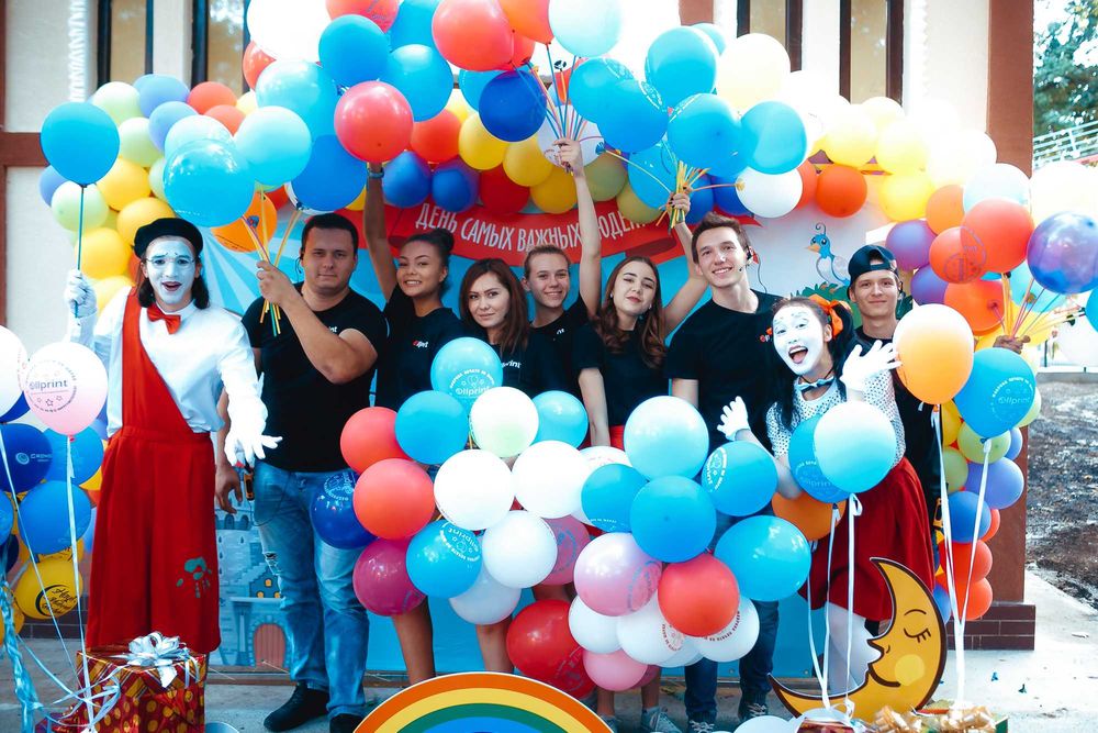 Печать на шарах воздушных