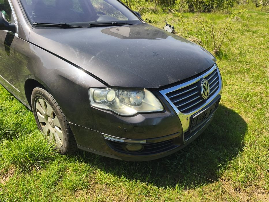 Față completă bot VW Passat B6 Mokka Brown LC8Z bară faruri trager radiatoar