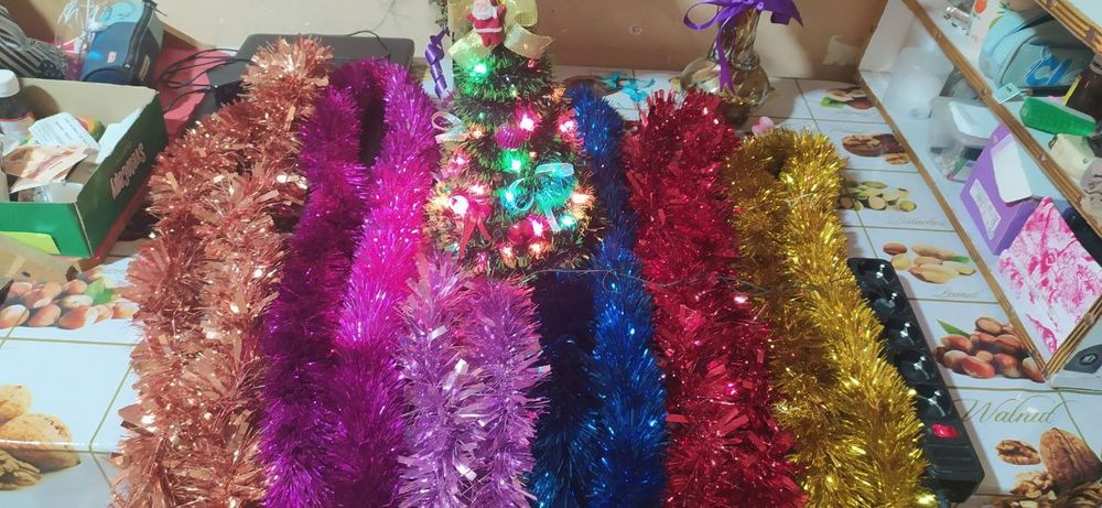 Ёлочка и герлянды