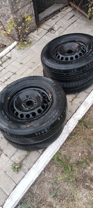 Шины летние с дисками на кобальт на 14