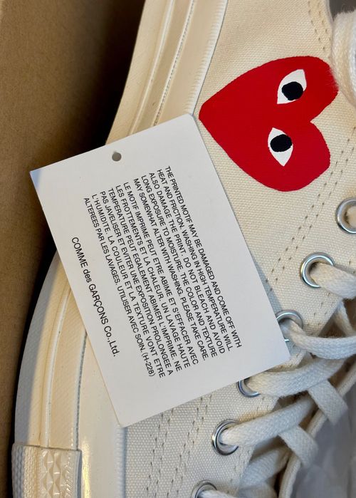 Кецове Comme des garçons Play x Converse