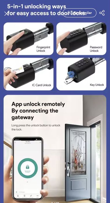 Butuc Inteligent Smart Incuietoare Wifi Bluetooth