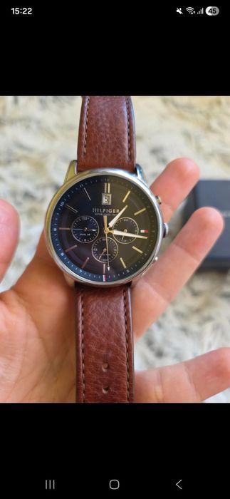 Ceas Tommy Hilfiger original curea piele naturala