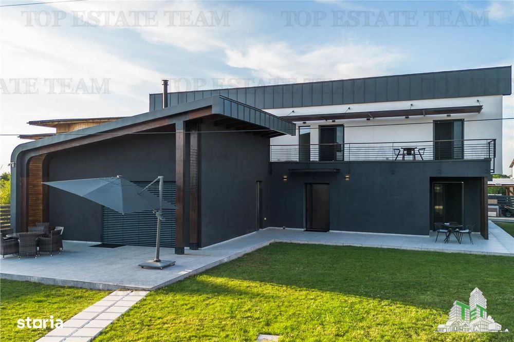 Casa moderna in Corbeanca cu 5 dormitoare si instalatia pentru piscina