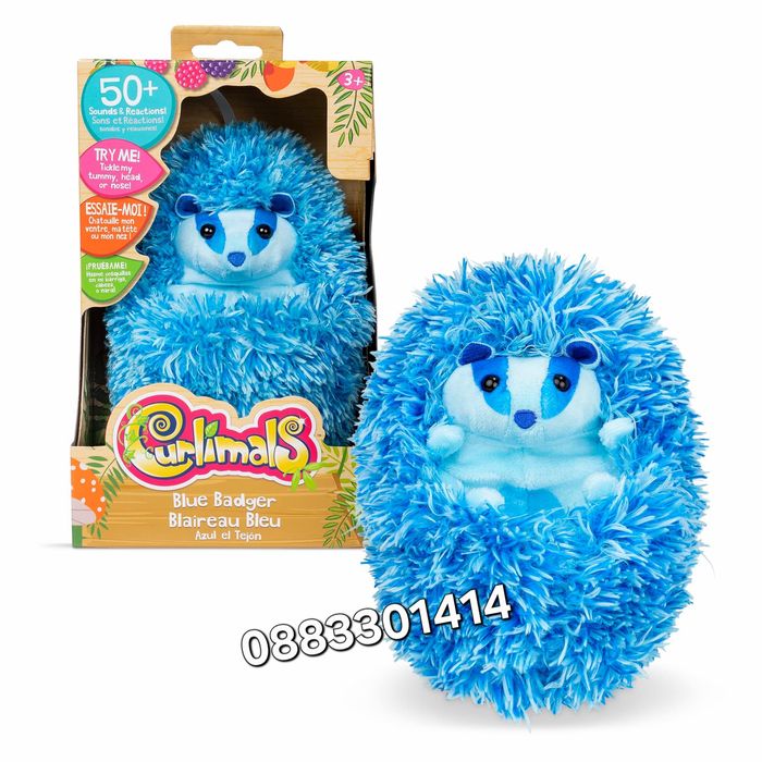 Curlimals Таралеж Заек Язовец Интерактивна плюшена играчка