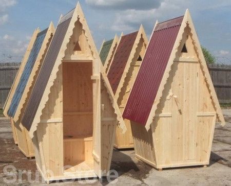 Туалет Деревянный уличный