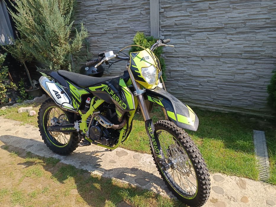 Motocross Alfarad A8 300cc pornire electrica buton și pedala