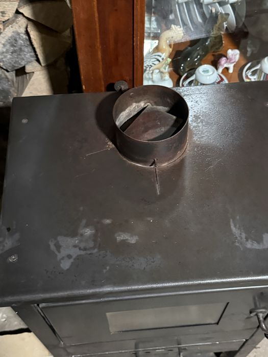 Semineu pe lemne brichete carbune 7 KW samotat perfect functional