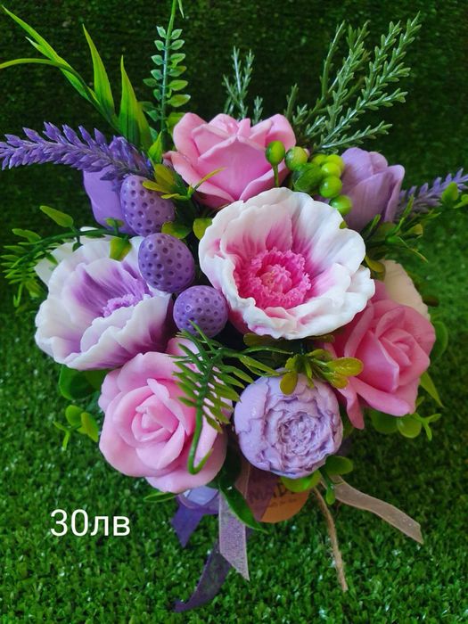 Ароматни сапунени цветя