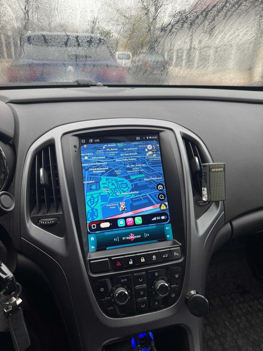 Navigatie Android Opel Astra J tip Tesla Carplay Youtube Waze