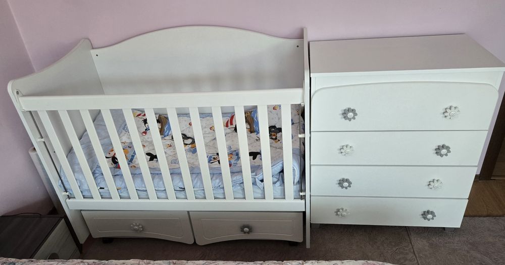 Бебешка кошара и скрин