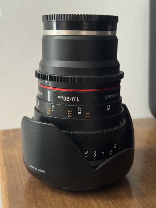 Obiectiv Samyang 20mm T1.9 Sony