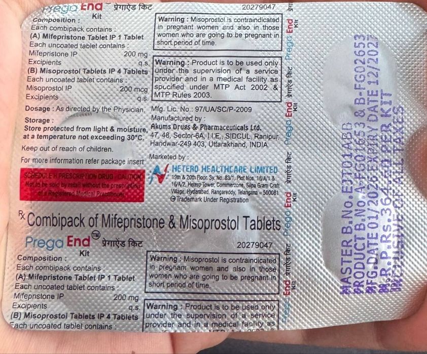 Mifipristol mezoprastol