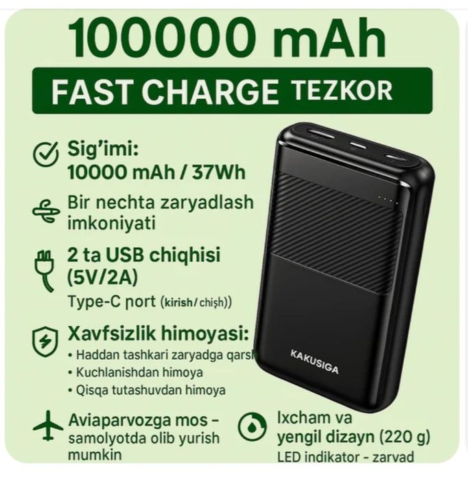 Powerbag.sotiladi narxi 150 ming sõm