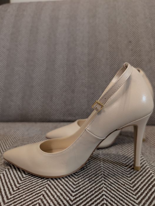 Pantofi dama cu toc din piele mărime 33