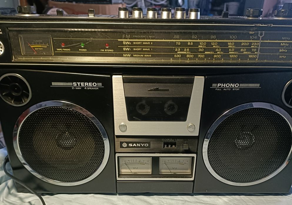 Radiocasetofon  Sanyo