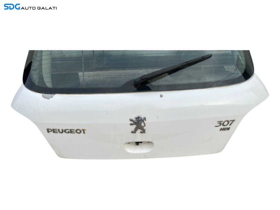 Haion Hayon Portbagaj cu Luneta Geam Sticla Peugeot 307 Scurt Hatchback 2001 - 2007 [LC2898]