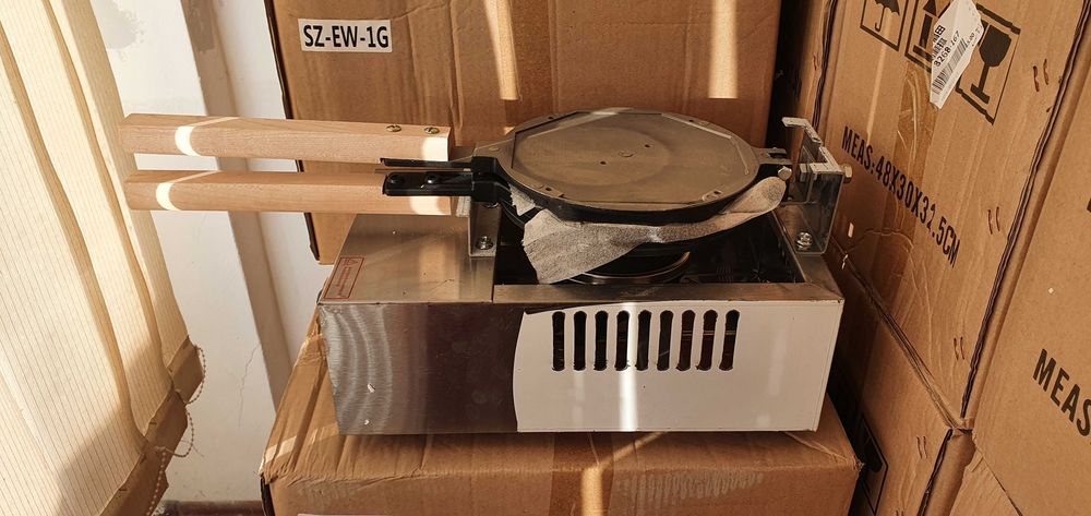 Plita gaz rotunda wafe bubble